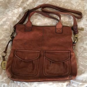 Crossbody Fossil Leather purse
